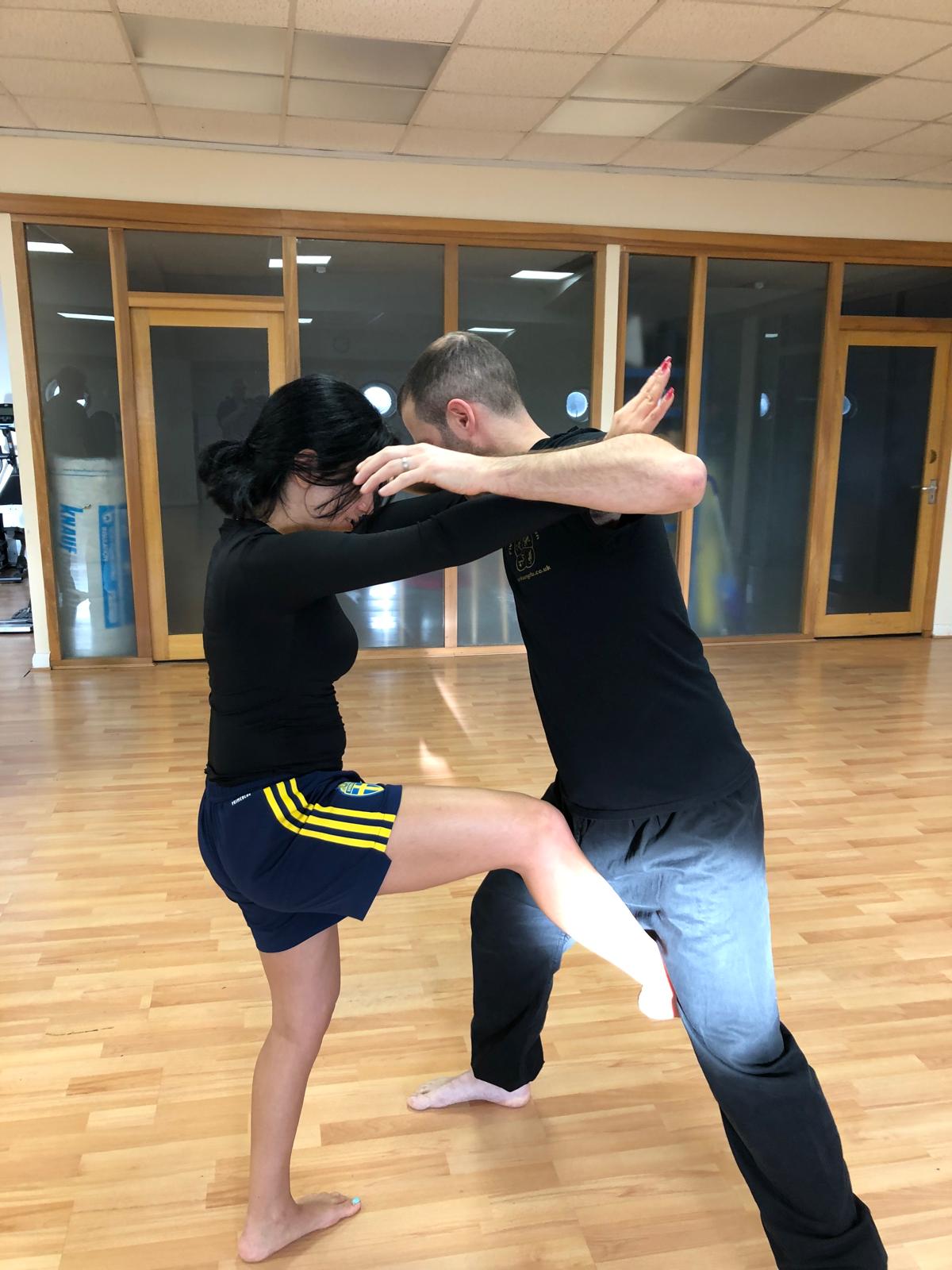 Defending against a grab attack